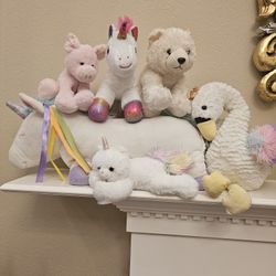 Girls Plush Lot Of 6