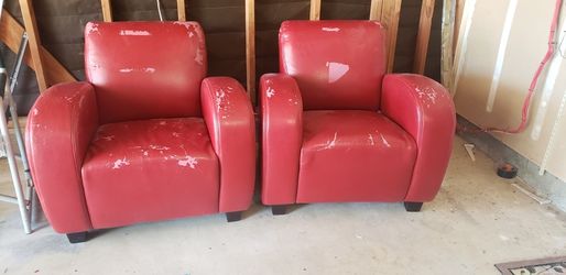 2 Plummer Arm Chairs (Selling Quickly)