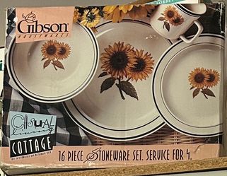 Gibson 16-Piece Stoneware Set