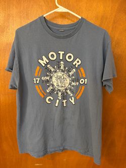 Men’s Size XL Motor City Detroit Michigan Graphic T-Shirt