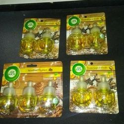 (4) packs of Airwick Essential Oils! 