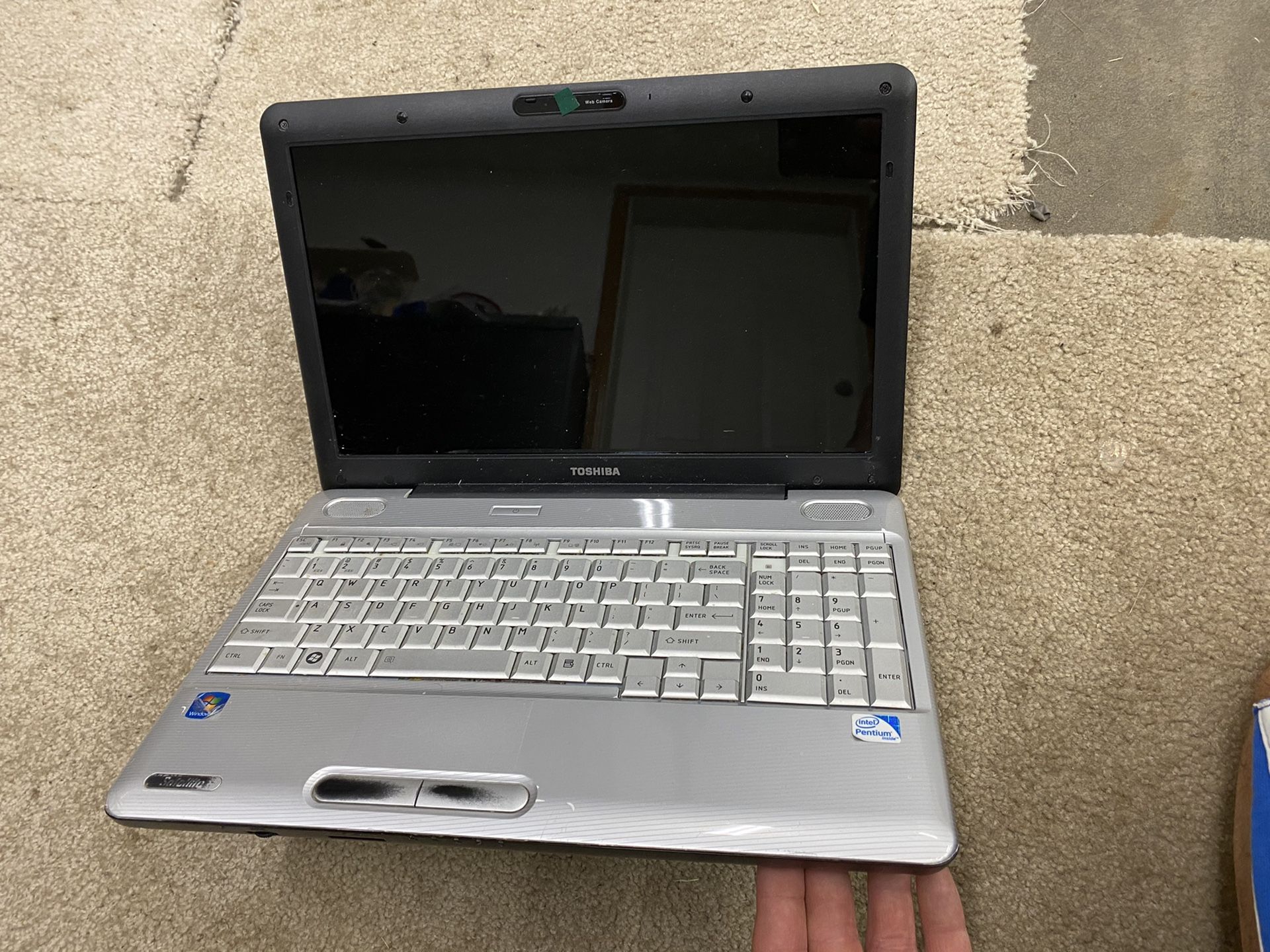 Toshiba laptop for parts or repair