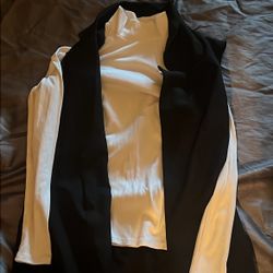 Long Sleeve Shirt With Black Vest