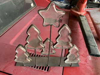 Christmas tree candle holder medal base