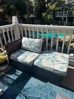 Outdoor 2-piece Lounge Sofa Set