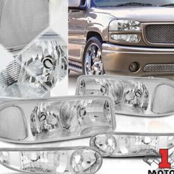 GMC Yukon Denali 00-06 New Headlights 