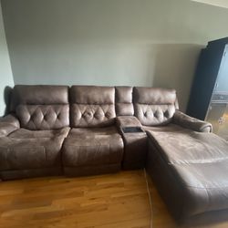 Price Drop $1,300 - Sectional Recliner Sofa