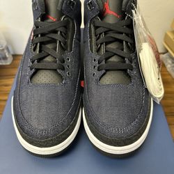 DS Air Jordan 3 Retro “Levi’s Indigo” Men’s size 11