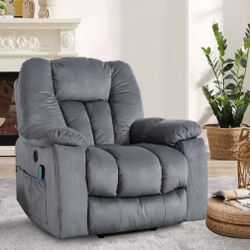 41’ W Super Soft And Oversized Lift Assist Power Recliner With Heat And Massage 
