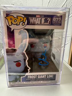 Autographed Marvel Frost Giant Loki Funko Pop