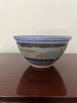 Handmade ceramic pottery bowl one of a kind