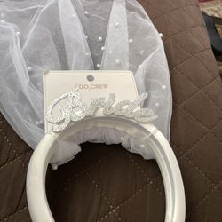 Bride headband  new