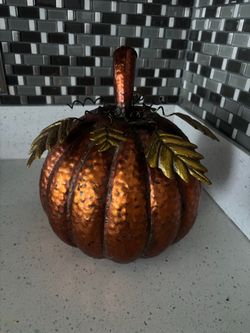 Decorative Metal Pumpkin Fall Decor