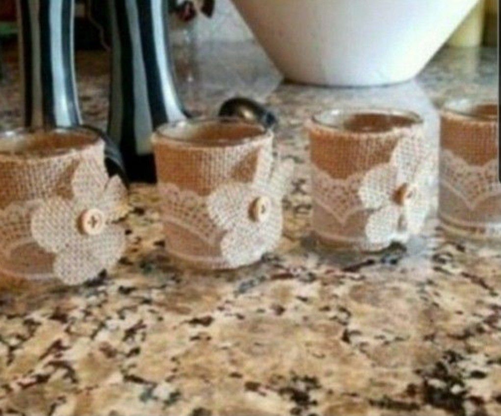 Four Beautiful Candle Holders