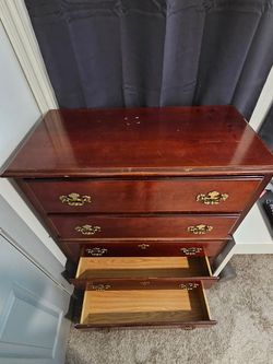 Wooden Dresser, Dark Wood