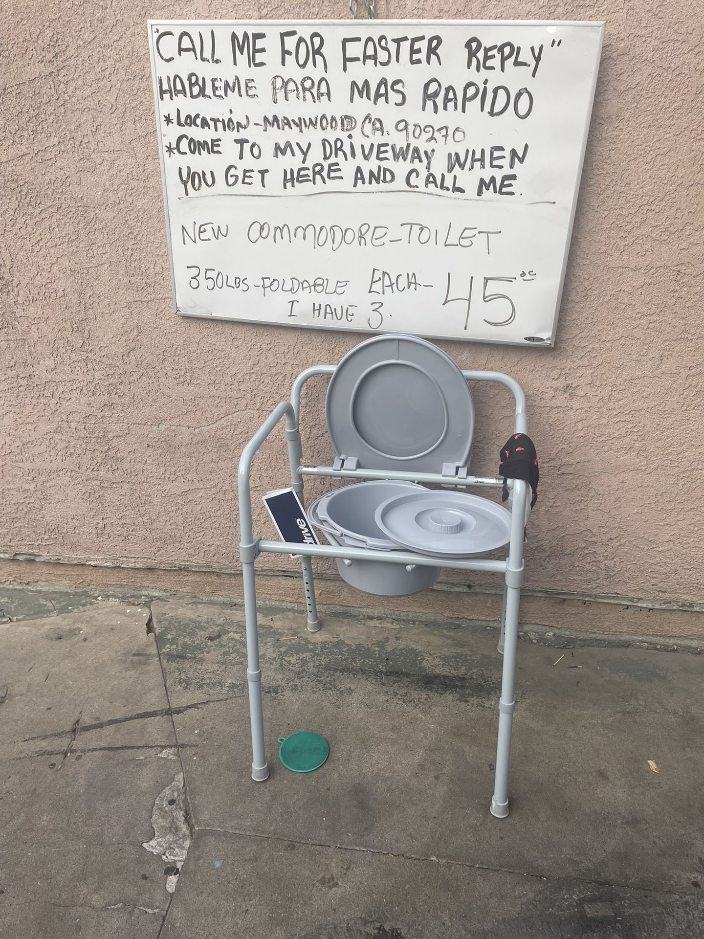 Adult Bedside Toilet Commodore