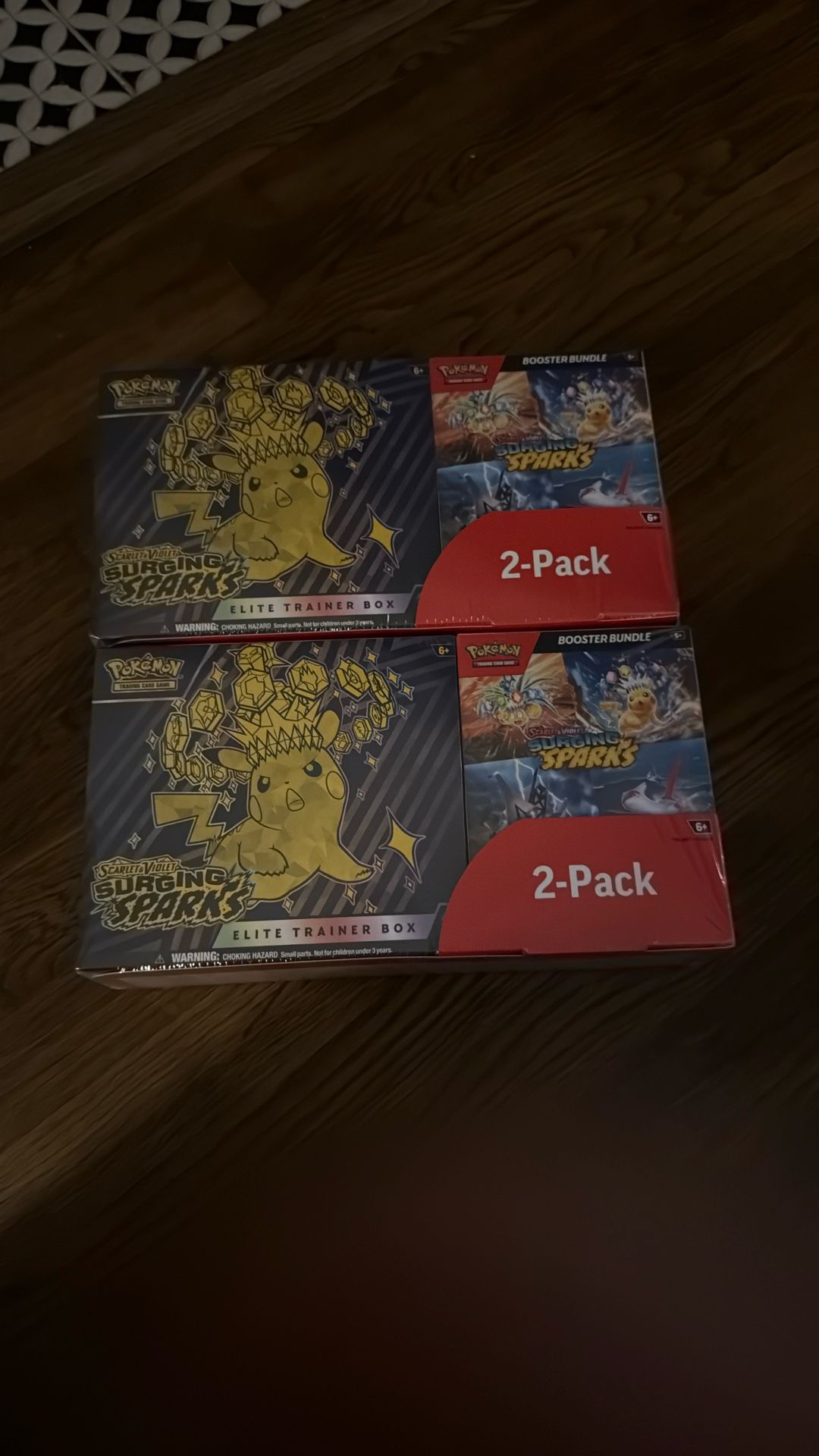 Pokemon Surging Sparks Etb Booster Bundle 