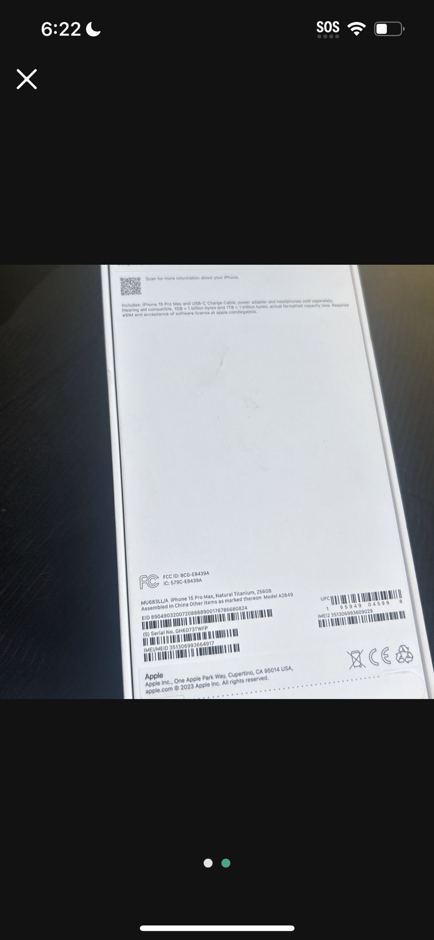 Brand New iPhone 15 Pro Max