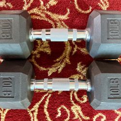 CAP Dumbbells Set Pair 10lbs Each NEW