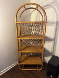 World Market Boho Rattan Shelf