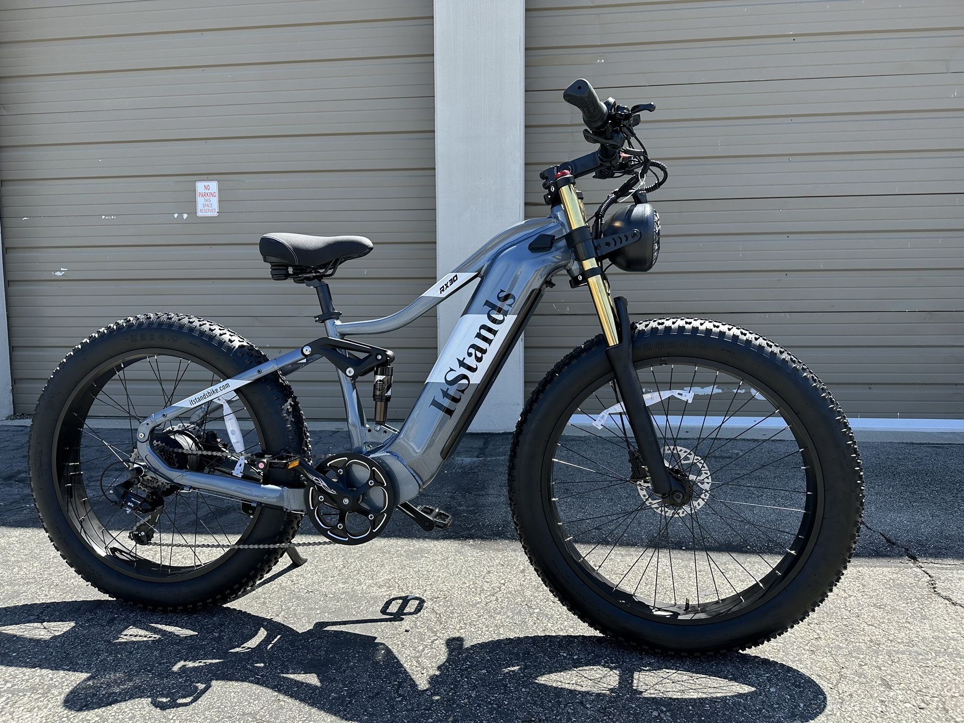 BURCHDA RX30 Long Range 1000W Peak Dual Suspension Electric Bike