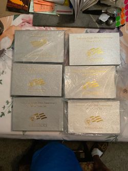 2006 AMERICAN EAGLE 3 coin 20th anniversary sets