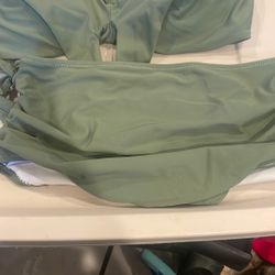 Teal Green Bathing Suit Size Medium