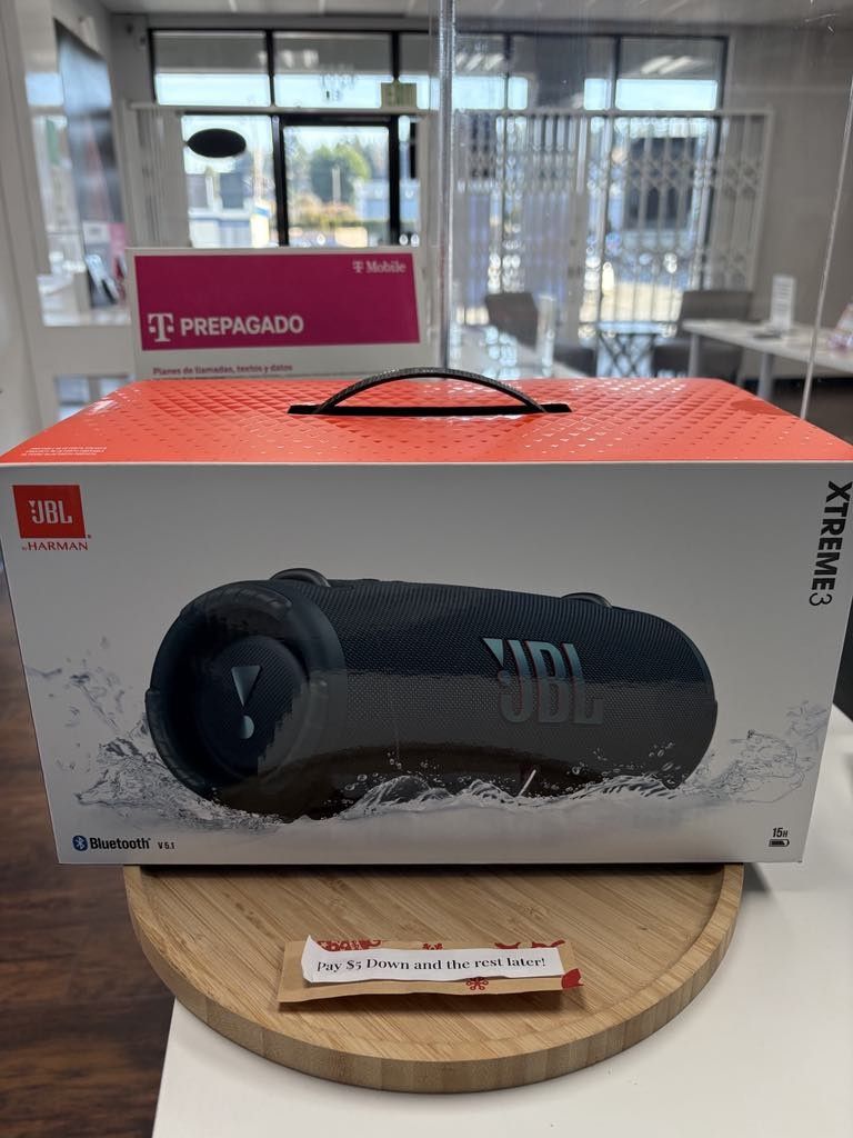New-JBL Extreme 3 - Bluetooth Speaker - Payments Available - Pay $1 Down To take It home