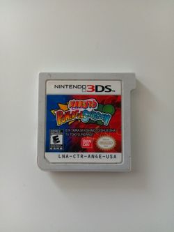Nintendo 3DS game cartridge naruto poweful shipuden