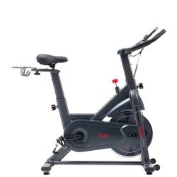 Exercise Bike Indoor with Device Mount and Optional Exclusive SunnyFit App Bluetooth - New