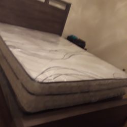 Pillow top queen size set $299.99 mattress and box spring only 