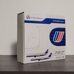 JC Wings Boeing 757-200 United Airlines 1/200 Scale Die-cast Model