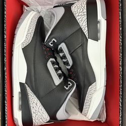 Jordan 3”Black Cement”$240