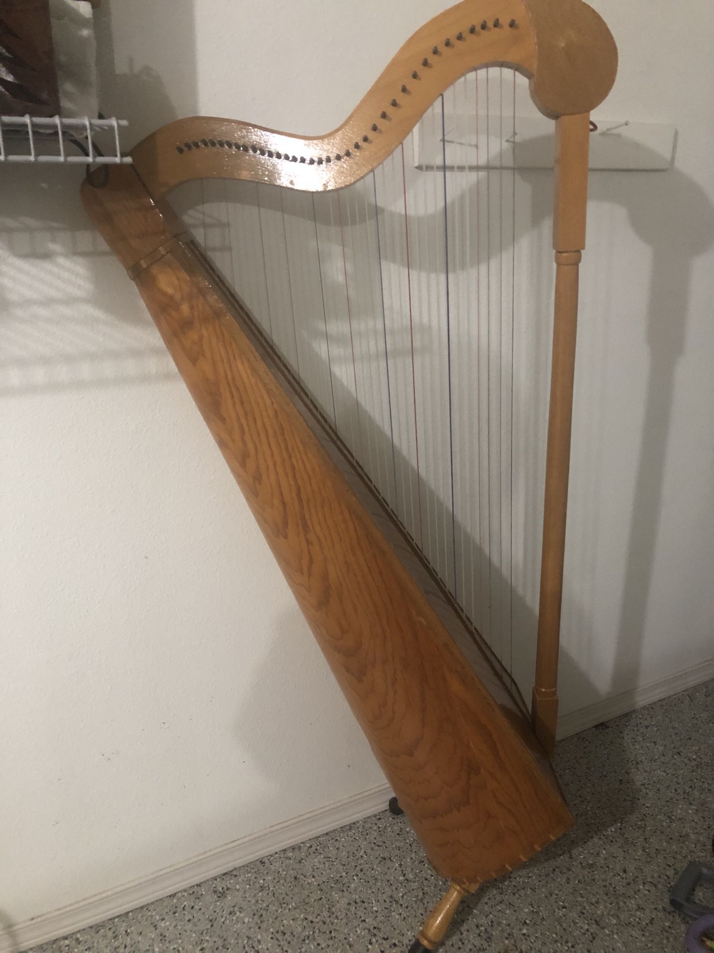 Beautiful Handmade Folk Harp