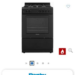 Danby 24 In. Black Gas Range 
