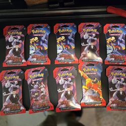 Sealed Destined Rivals Sleeved Booster Packs - Lot of 10
