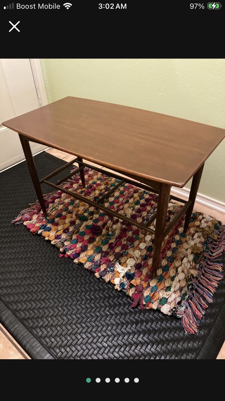 $150- Small Danish Mid Century Coffee Table From Sweden