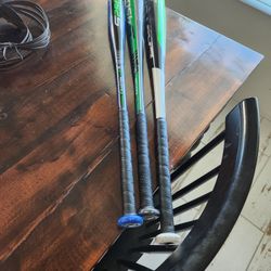 3 EASTON Baseball Bats