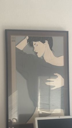 Patrick Nagel original #12 framed artwork