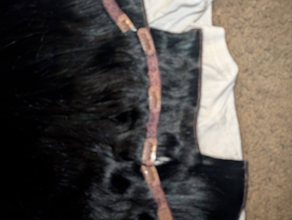 Bellami 22in Jet Black Weft Hair Extensions