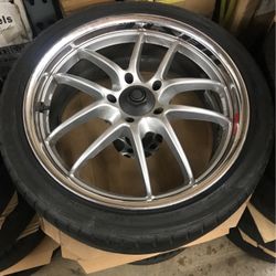 Work Rzzr Meister Wheels 18x8 18x8.5 5x114 Rims With Tires 225/40/18