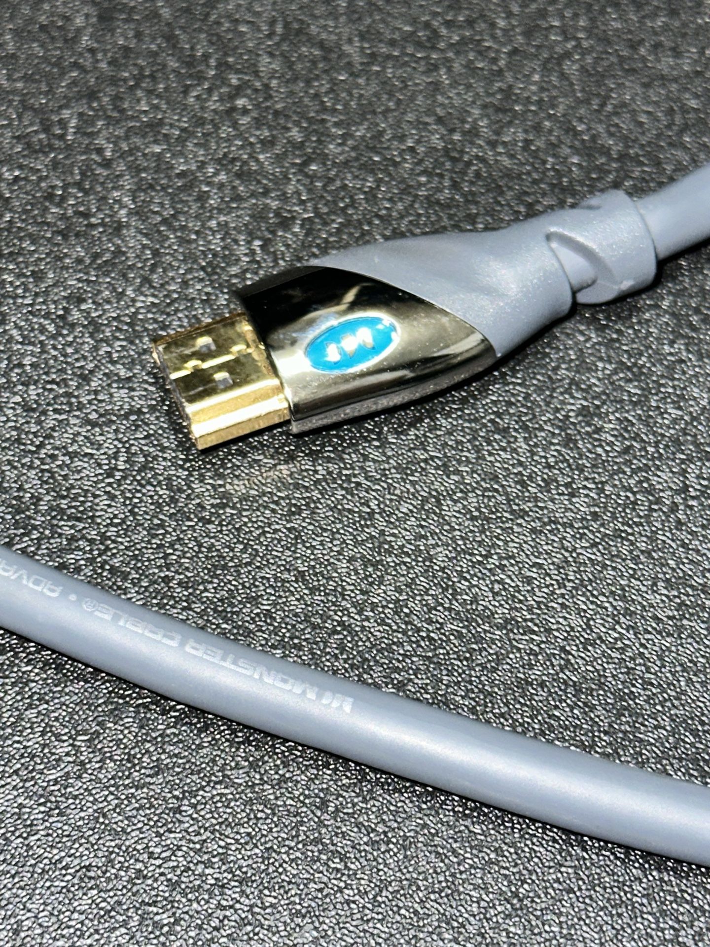 (4) MONSTER 4k Cables - 4 Feet Gold Advanced HDMI Ultra High Speed Cable