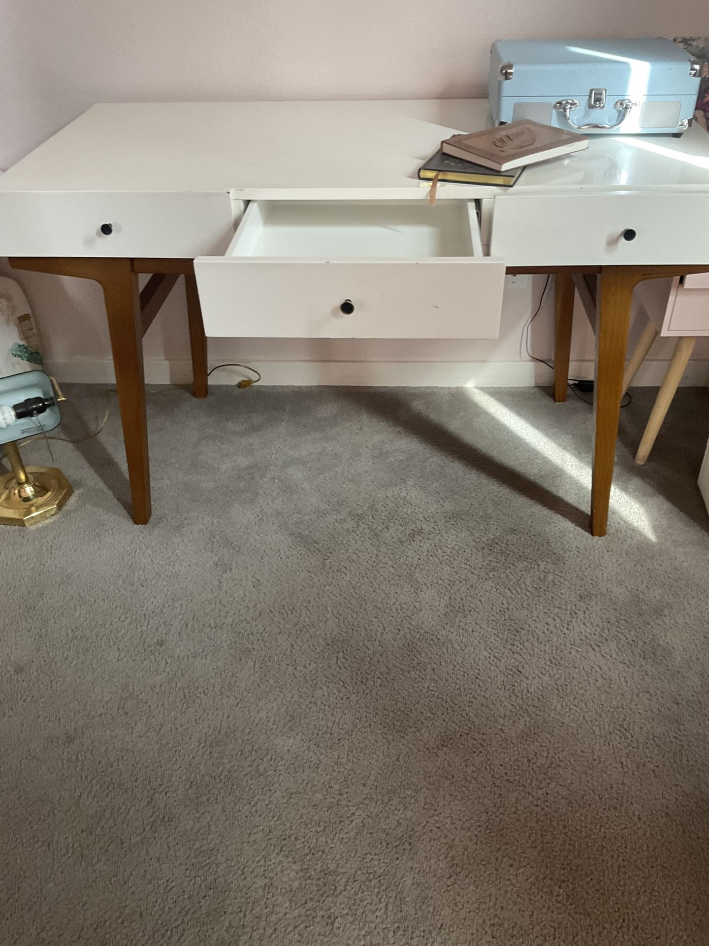West Elm Desk Mid Century