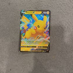 Pokemon Sword & Shield Promo Ultra Rare Pikachu V SWSH061