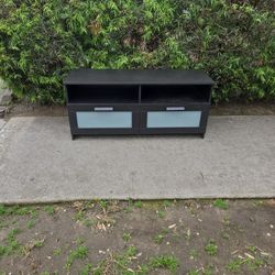 Free! Black TV Stand With Storage 