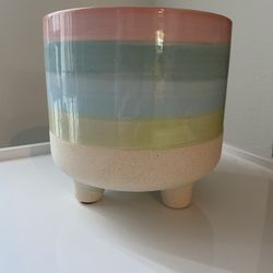 Rainbow Pastels 6 Inch Plant Pot 