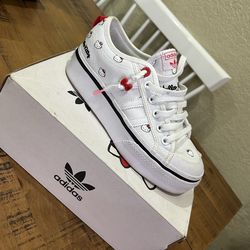 Adidas hello kitty platform shoes