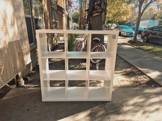 White ikea shelf