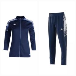 Adidas Women's Condivo 21 Jacket And Pant. Size: S, M, L, XL.