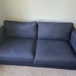 Like New Ikea Finnala With Datk Blue Cover